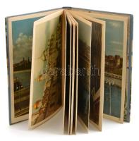 Moszkva, kihajtható, feliratozott 32 képes leporelló, turistatérképpel