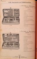 cca 1920-1930 Aesculap-Musterbuch. Orvosi eszköz katalógus. Tuttlingen, Aktiengesellschaft für Feinm...