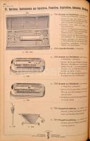 cca 1920-1930 Aesculap-Musterbuch. Orvosi eszköz katalógus. Tuttlingen, Aktiengesellschaft für Feinm...