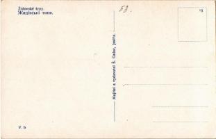 Kőrösmező, Jaszinya, Jasina, Yasinia; Kárpátaljai zsidó típusok / Zidovské typy. S. Galac / Transcar...