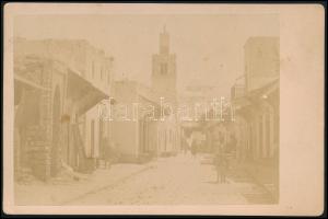 cca 1900 Zichy Jenő ázsiai útján készült fénykép azonosítatlan városból. 17x11 cm