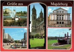 19 db MODERN külföldi városképes lap vegyesen / 19 MODERN mainly European town-view postcards mixed