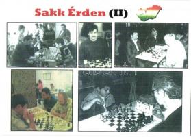 10 db MODERN használatlan sakk motívumlap kíváló minőségben Pápai János gyűjteményéből / 10 modern u...