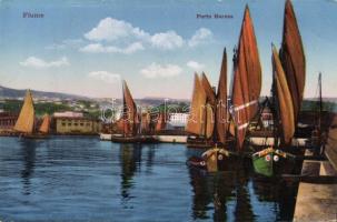 Fiume, Port Baross / port, ships