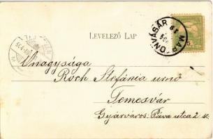 1904 Tordas, Fő utca falubeliekkel. László Samu kiadása