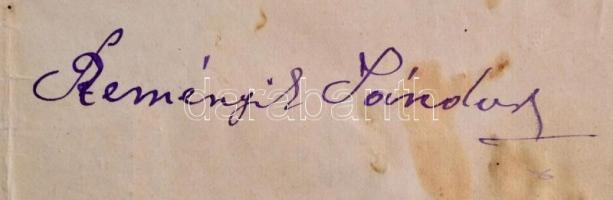 Reményik Sándor (1890-1941) saját kézzel aláírt és korrektúrázott verse. Az álmaimat... című vers A ...