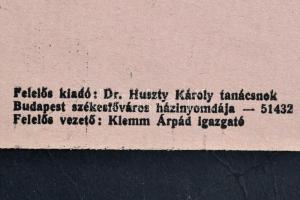 1944 Felhívás a budapesti, sárga csillag viselésére kötelezett, megkeresztelkedett zsidók számára. P...