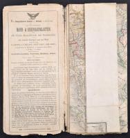 1874 Ázsia térképe. 1:20.000.000, Weimar, Geog. Institut, szakadásokkal, a boríték szakadt, ragaszto...