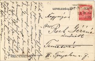 1918 Katalinhuta, Katarínska Huta (Szinóbánya, Cinobana); vasútállomás, Üveggyári kastély / Bahnhof ...