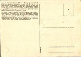 1940 Magyar leventeszázad Olaszországban - 3 db régi katonai motívumlap: (1) A leventeszázad a Rákóc...