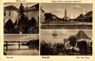 12 db régi magyar városképes lap a 40-es évekből / 12 pre-1945 Hungarian town-view postcards from th...