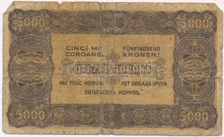 1923. 5000K "Magyar Pénzjegynyomda Rt. Budapest" T:III-,IV
Adamo K39