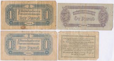 6db-os vegyes magyar bankjegy tétel, közte 1849. 30kr "Kossuth bankó" T:III,III-