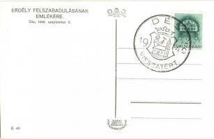 1940 Dés, Dej; bevonulás / entry of the Hungarian troops + 1940 Dés visszatért So. Stpl