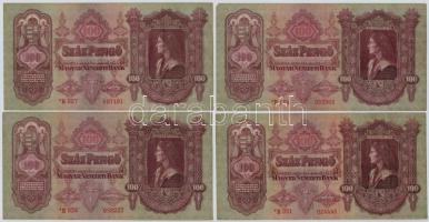 1930. 100P (8x) csillagos sorozatszám T:I,I-