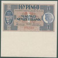 1938. 1P alsó ívszéllel T:I