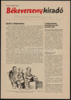 cca 1957 Választási Békeversenyhíradó, kiadja a Nyomda- és Papíripari Dolgozók Szakszervezete, 4p
