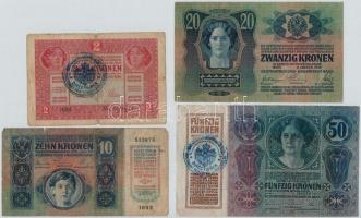 1913. 20K kék, román felülbélyegzéssel + 1914. 50K kék, román felülbélyegzéssel + 1915. 10K + 1917. ...