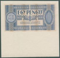 1938. 1P alsó ívszéllel T:I