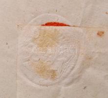 1786 Karlstadt graf Karl von Caramelli tábornok saját kézzel aláírt levele háborús ügyben / Autograp...