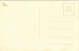 Pécs, Király utca, Köztisztviselők szövetkezete, Párisi áruház, Menetjegy iroda, Groumann hentesárú ...