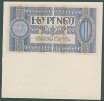 1938. 1P alsó ívszéllel T:I