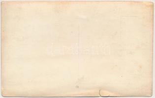 Tátra, Tatry; Encián szálló /  Hotel Encián. photo (szakadás / tear)