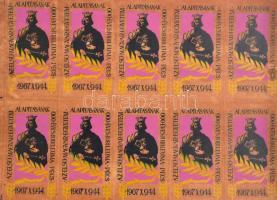 kb 300 db háború utáni magyar levélzáró sorokkal