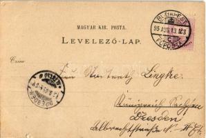 1895 (Vorläufer!) Budapest, Királyi vár ás várbazár, alagút és vársikló, Lánchíd. Louis Glaser flora...