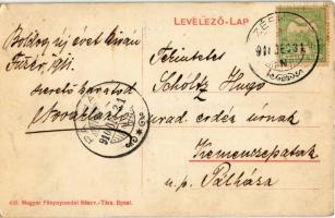 1911 Füzér, Füzérkomlós; Fő utca a szövetkezeti üzlettel