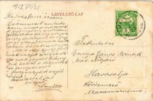 1912 Harkány, fürdő. W.L. Bp. 4981