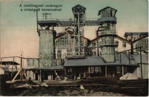 1909 Mezőhegyes, Cukorgyár a mészégető kemencével