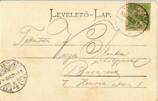 1904 Veszprém, Angol kisasszonyok zárdája és M. kir. Posta hivatal. Kiadja Köves Béla