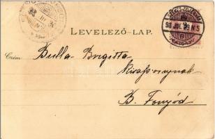 1898 (Vorläufer!) Székesfehérvár, Vörösmarty szobor, püspöki palota, Megyeház, Színház, Nádor utca. ...