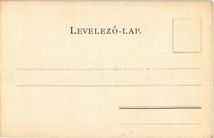 Szeghalom, Református templom, vasútállomás. Véver Oszkár kiadása, floral