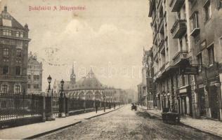 1913 Budapest XI. Budafoki út a Műegyetemmel, Auer Ignác üzlete. Kiadja az Auer Nyomda (fl)