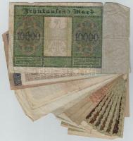 Német Birodalom / Weimar Köztársaság 1906-1923. 20db-os vegyes német bankjegy tétel T:III,III-
Germ...
