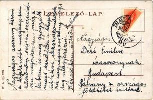 1942 Csongrád, Kossuth Ferenc utca, L. Adolf Gyógyszertára a Megváltóhoz. W.L. Bp. 4084