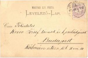 1898 Budapest I. Királyi vár és várbazár, rakpart, hajók