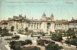 1912 Budapest V. Tőzsdepalota, villamos (Rb)