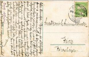 1916 Besztercebánya, Banska Bystrica; Garam részlet. Machold F. kiadása / Hron riverside