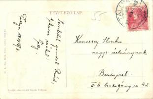 Tállya, Séta tér, Báró Mailloth de la Treville György halotti kápolnája. W. L. Bp. 5574. Kiadja Auer...