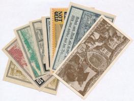 Németország / Weimari Köztársaság 1918-1922. 8db klf szükségpénz, közte Coblenz, Saulgau, Wunstorf T...