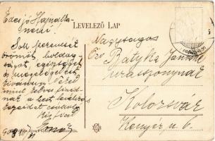 Gyimesbükk, Ghimes-Faget (Gyimes, Ghimes); vasútállomás vonatokkal. Szvoboda József kiadása / Bahnho...