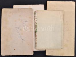 cca 1910 4 db katonai térkép Salgótarján, Miskolc és más