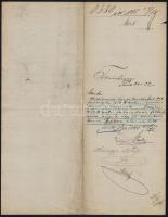 1885 Bp., Hirschler Zsigmond Henrik építész fejléces levélpapírjára írt levél