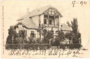 1902 Siófok, Császár villa. Kiadja Ellinger Ede cs. és kir. udv. fényképész (EB)