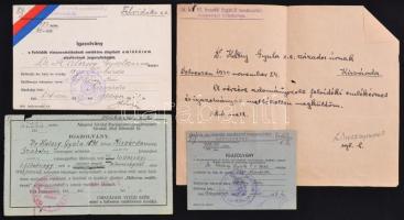 Halasy Gyula (1891-1970) olimpiai bajnok magyar sportlövő, edző, szakíró részére adománylzott kitünt...