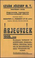 1935 Izsák József Rt. Vegyészeti Gyár árjegyzéke, 24p