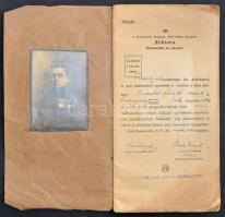 1922 Orvosi diploma. + leckekönyv 50x60 cm